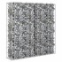 Muro de gaviones con cubiertas acero galvanizado 80x20x100