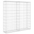 Muro de gaviones con cubiertas acero galvanizado 80x20x100