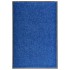 Felpudo lavable azul 60x90