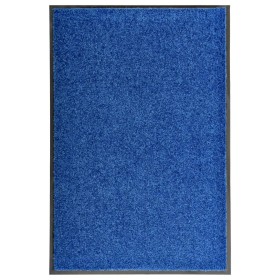 Felpudo lavable azul 60x90