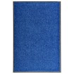 Felpudo lavable azul 60x90 cm