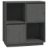 Aparador de madera maciza de pino gris 74x35x80