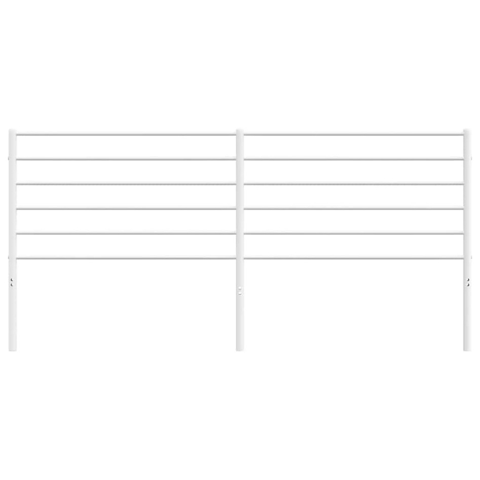 Cabecero de metal blanco 180