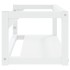 Estructura de lavabo suspendido hierro blanco 79x38x31