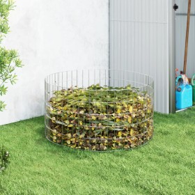 Compostador de jardín acero galvanizado Ø100x50