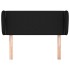 Cabecero de tela negro 83x23x78/88