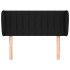 Cabecero de tela negro 83x23x78/88