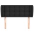 Cabecero de cuero sintético negro 103x23x78/88
