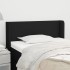 Cabecero de tela negro 103x16x78/88