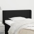 Cabecero de tela negro 103x16x78/88