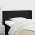 Cabecero de tela negro 83x16x78/88