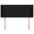 Cabecero de tela negro 83x16x78/88