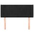 Cabecero de terciopelo negro 83x16x78/88