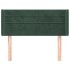 Cabecero de terciopelo verde oscuro 93x16x78/88