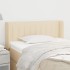 Cabecero de tela color crema 93x16x78/88