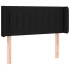 Cabecero de tela negro 103x16x78/88