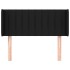 Cabecero de tela negro 103x16x78/88