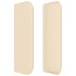 Cabecero de tela color crema 83x16x78/88