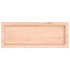 Encimera de baño madera maciza sin tratar 80x30x(2-4)