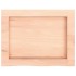 Encimera de baño madera maciza sin tratar 40x30x(2-6)