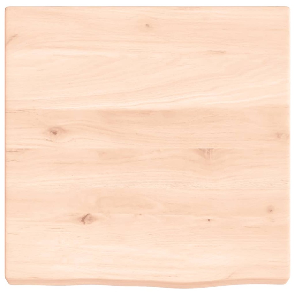 Encimera de baño madera maciza sin tratar 40x40x(2-4)