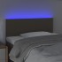 Cabecero con LED de tela gris taupe 100x5x78/88