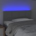 Cabecero con LED de tela gris claro 100x5x78/88