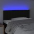 Cabecero con LED de tela negro 90x5x78/88