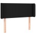 Cabecero con LED de tela negro 83x16x78/88