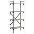 Librería 4 estantes madera gris Sonoma 56x31,5x138,5