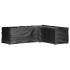 Fundas muebles jardín forma de L 2 uds 16 ojales 260x210x80