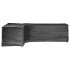 Fundas muebles jardín forma de L 2 uds 18 ojales 220x285x80