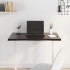 Tablero mesa madera tratada roble borde vivo marrón 80x40x2