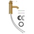 Grifo para lavabo de baño dorado 130x180
