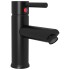 Grifo para lavabo de baño acabado negro 130x176