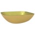 Lavabo de vidrio dorado 42x42x14