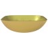 Lavabo de vidrio dorado 42x42x14