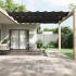 Toldo vertical gris antracita 140x600 cm tela