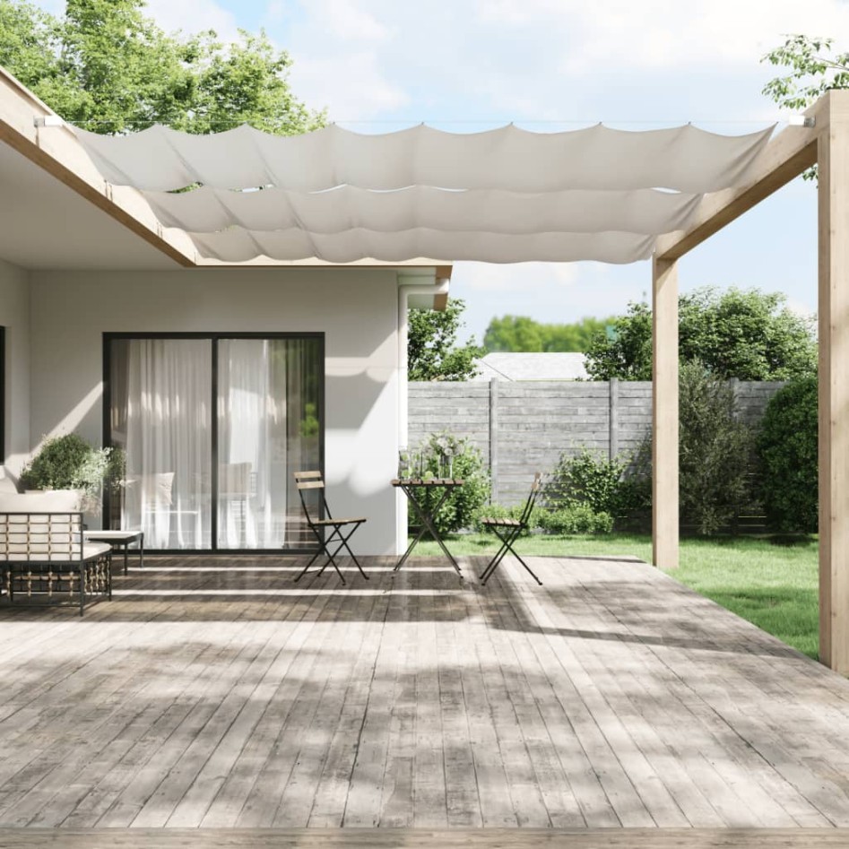 Toldo vertical blanco 140x600 cm tela