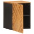 Mueble de baño de pared madera maciza mango marrón y