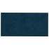 Paneles de pared 12 uds cuero sintético azul 30x15 cm 0,54