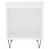 Mesita de noche madera contrachapada blanco 40x35x50