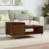 Mesa de centro madera contrachapada roble marrón 100x50x45
