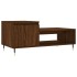 Mesa de centro madera contrachapada roble marrón 100x50x45