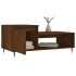 Mesa de centro madera contrachapada roble marrón 100x50x45