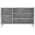 Mueble zapatero madera contrachapada gris hormigón 102x36x60