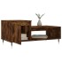 Mesa de centro madera contrachapada roble ahumado 100x50x45