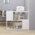 Mueble para TV madera contrachapada blanco 80x24x63