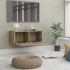 Mueble para TV madera contrachapada color roble 80x30x30
