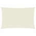 Toldo de vela rectangular tela Oxford color crema 2x5